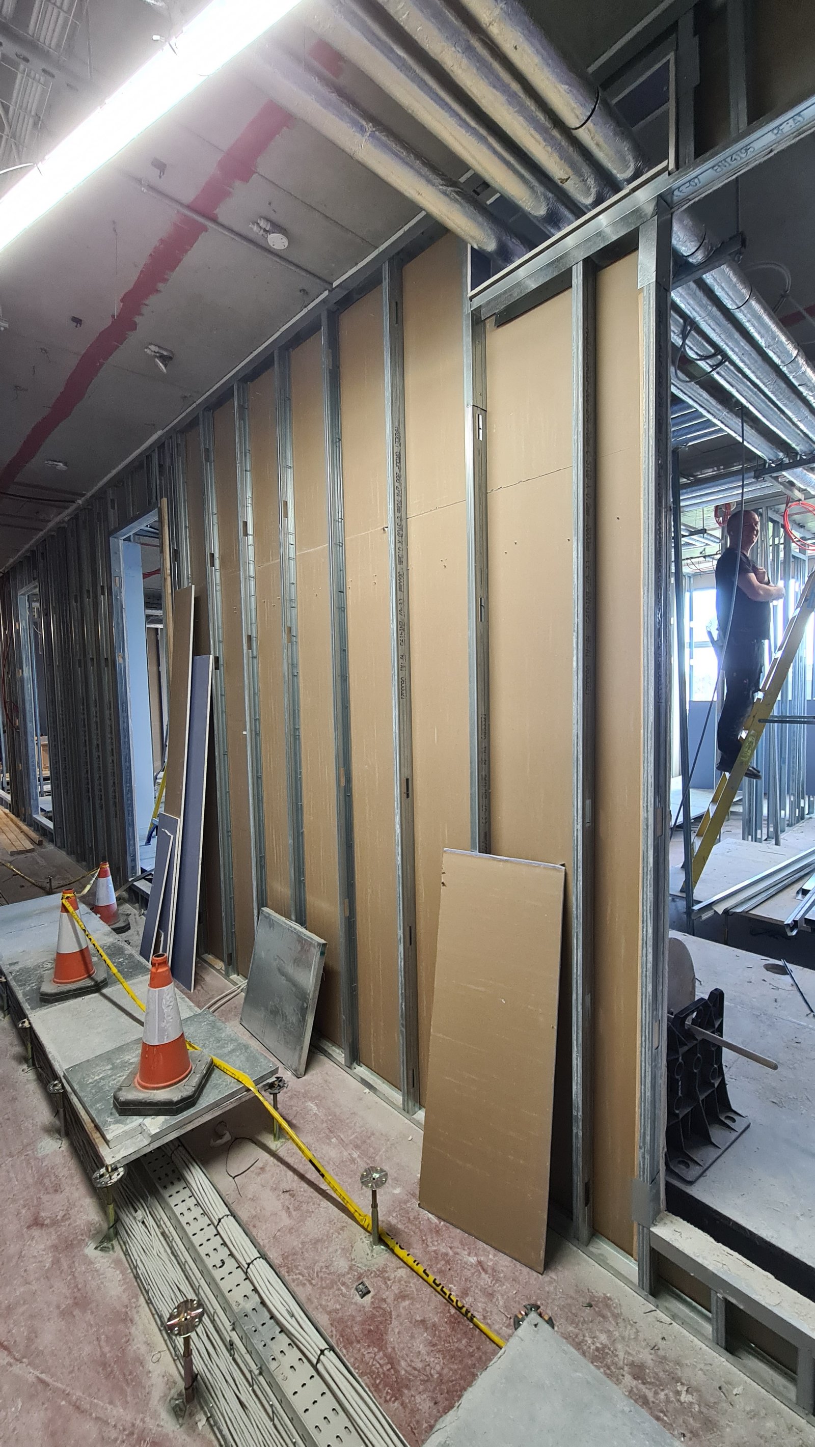 Partition walls installation